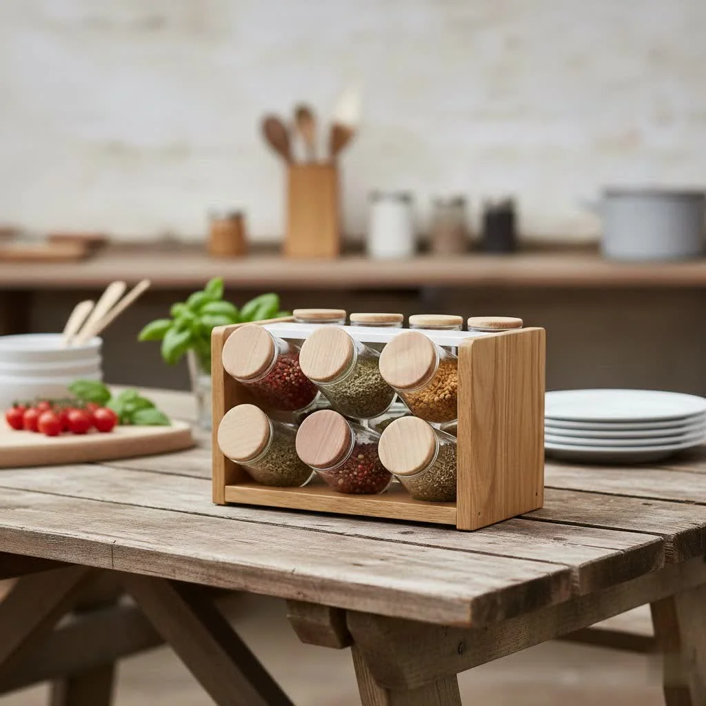 improve your Kitchen: The Essential Wood Wall Mount Spice Rack Guide