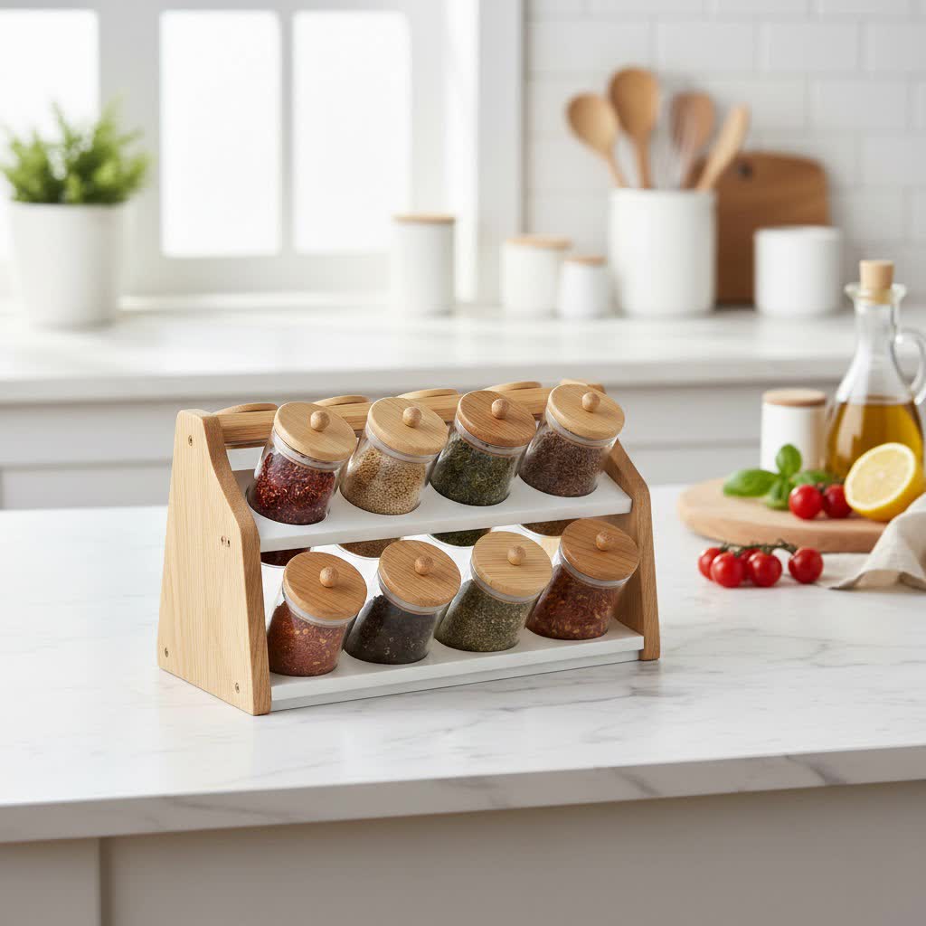 Maximize Your Kitchen Space: The Ultimate Pantry Door Spice Rack Guide